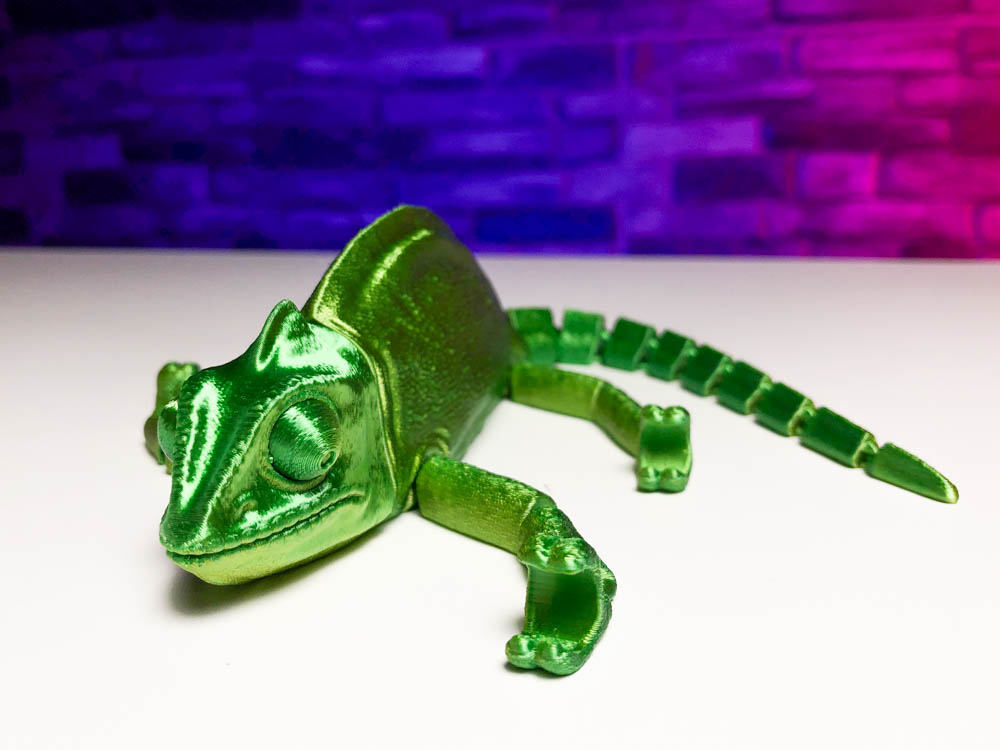 Articulated Flexi Chameleon STL for download