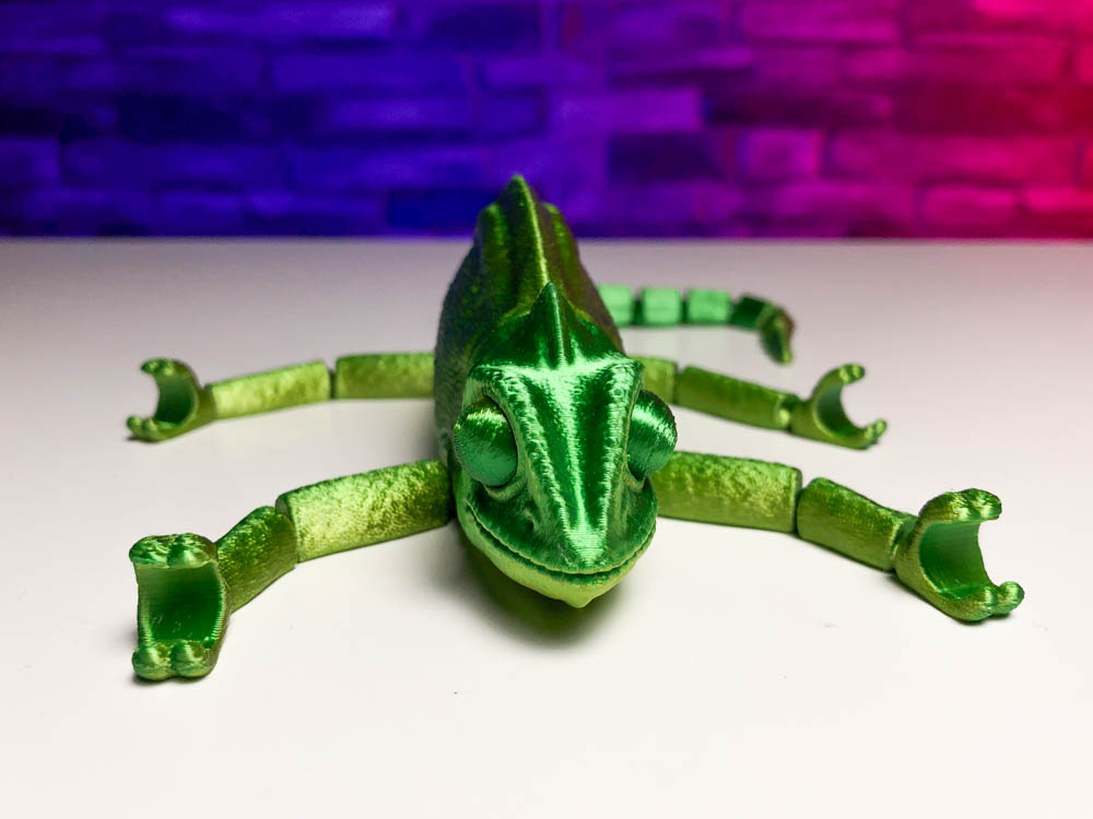 Articulated Flexi Chameleon STL for download