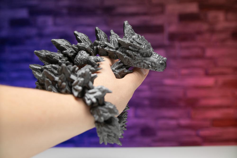 3D Print Articulated Stone Mama Dragon