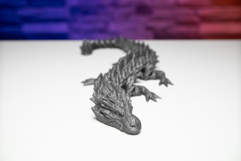 3D Print Articulated Stone Mama Dragon