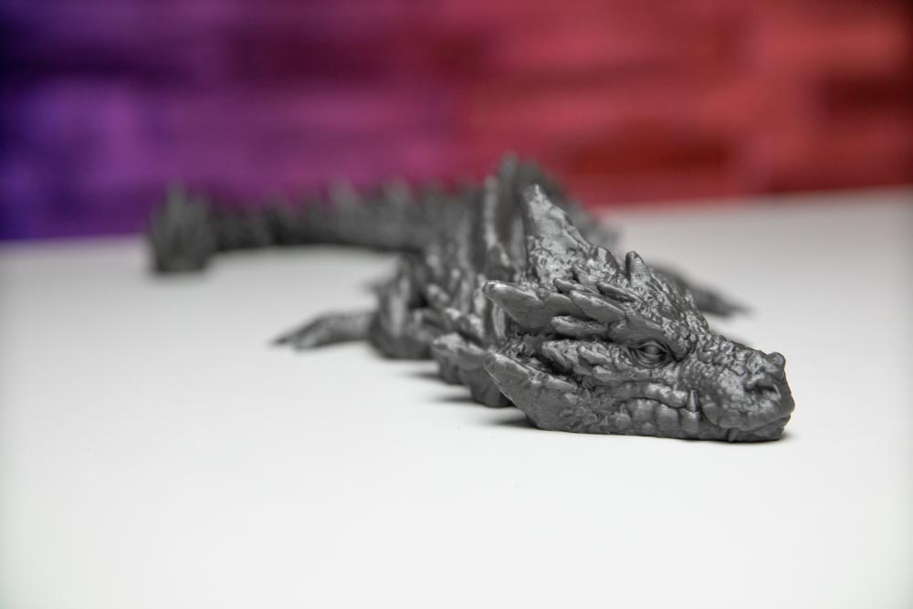 3D Print Articulated Stone Mama Dragon