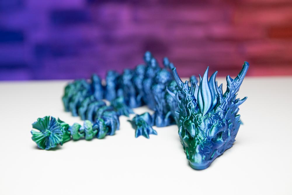 3D Print Articulated Forest Mama Dragon