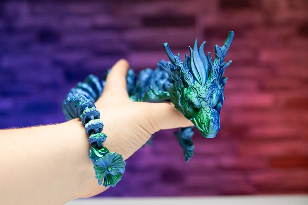 3D Print Articulated Forest Mama Dragon