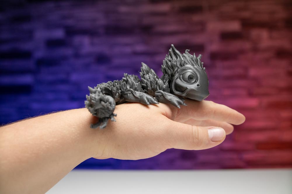 3D Print Articulated Forest Baby Dragon