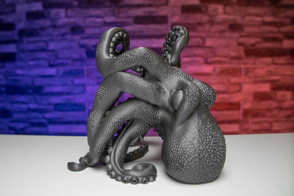 3D Print Octopus Wine Holder, Bordeaux