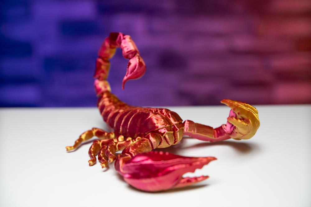 Articulated Flexi Scorpion STL for download
