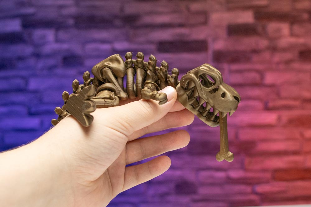 3D Printed T-Rex Skeleton