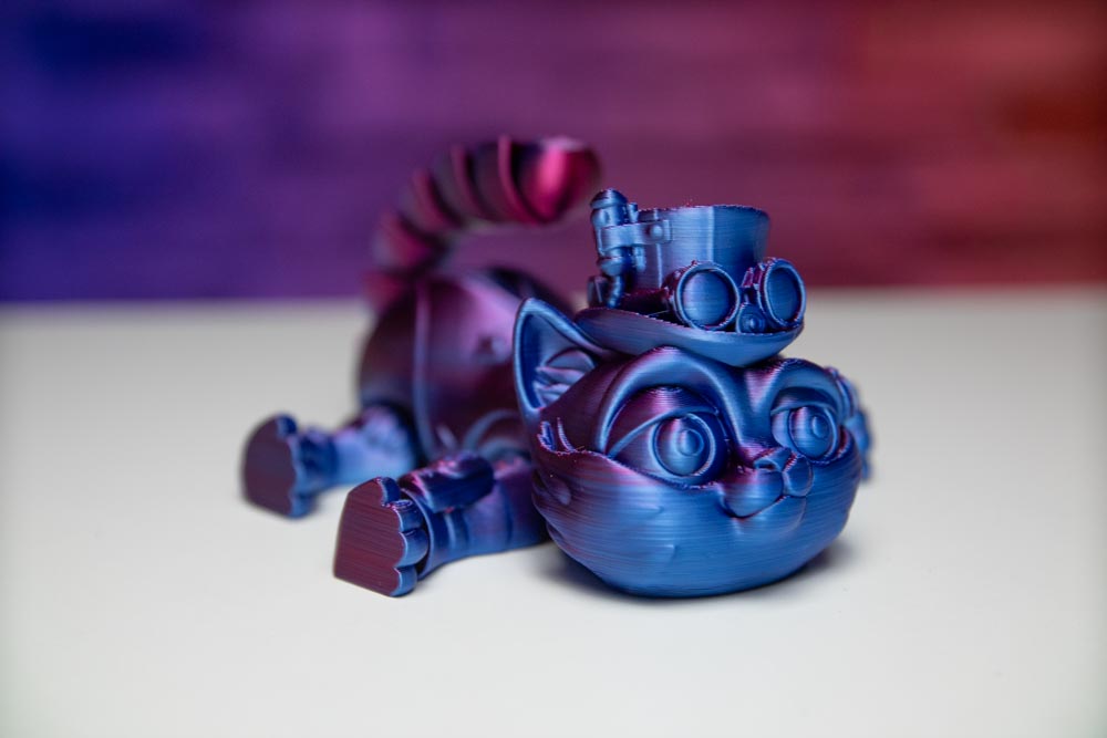 Flexi Steampunk Cat STL for Download