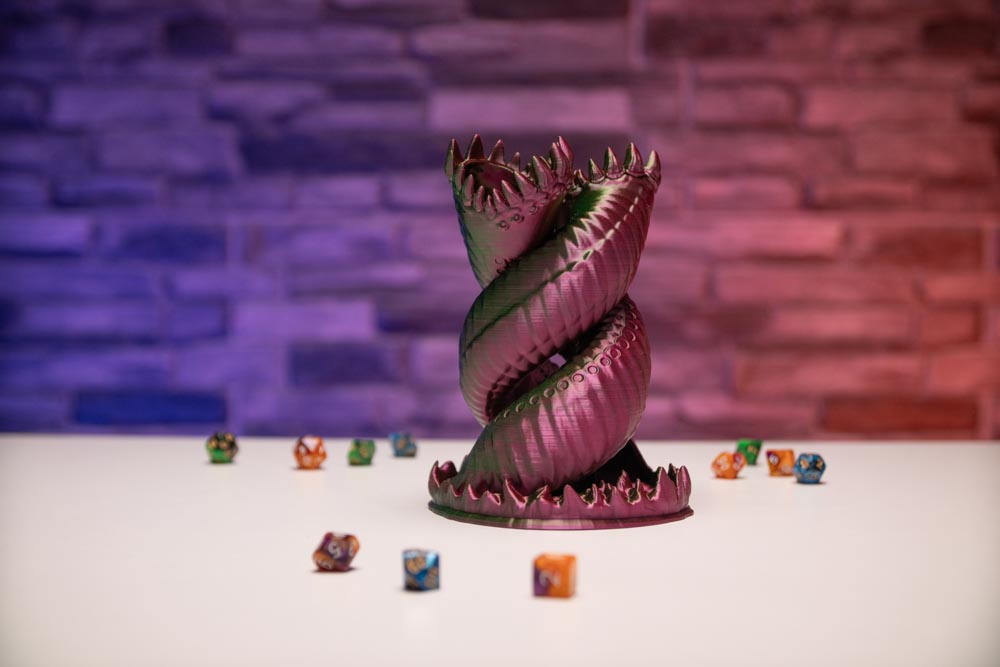 3D Printed Dice Tower