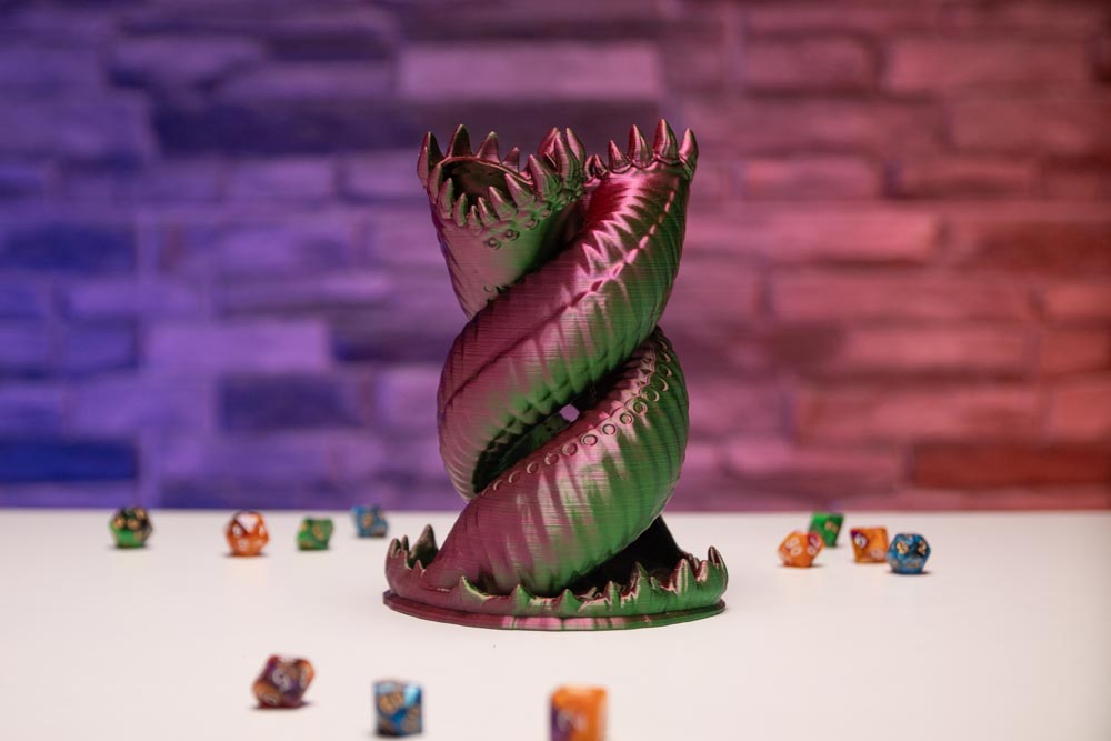 3D Printed Dice Tower