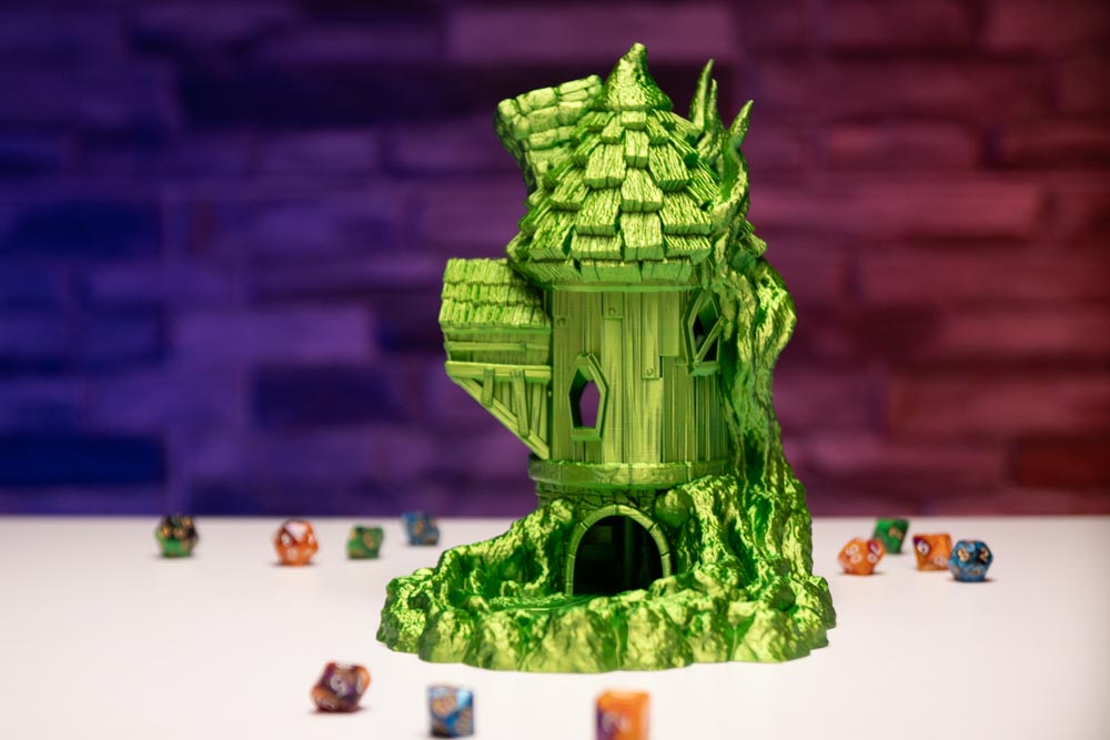 3D Print Wizard Dice Tower