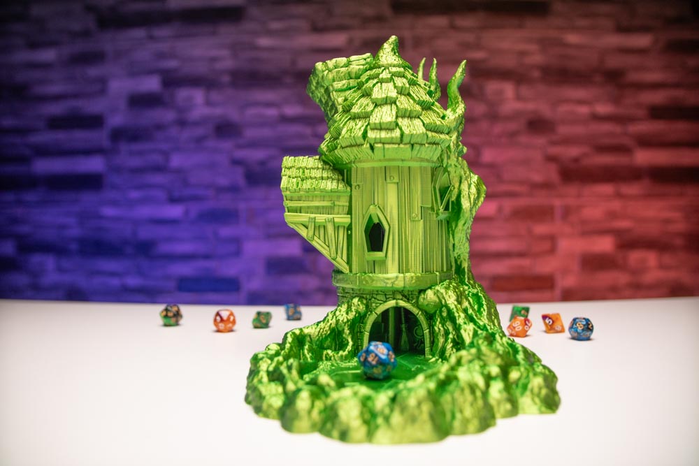 3D Printed Dice Tower 