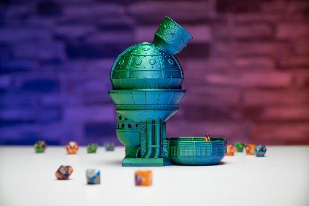 3D Printed Dice Tower Randomizer