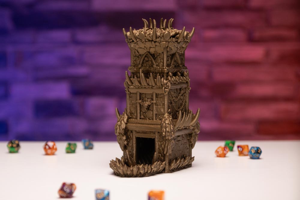 3D Print Orc Dice Tower