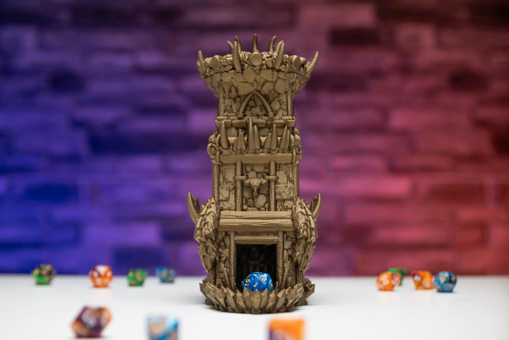 3D Print Dice Tower STL Download