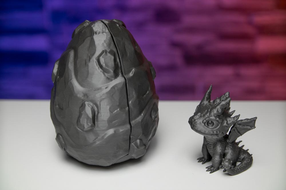 3D Printed Stone Dragon Egg