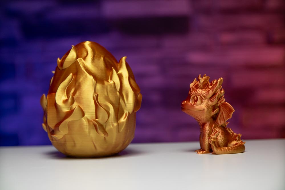 3D Printed Dragon Egg