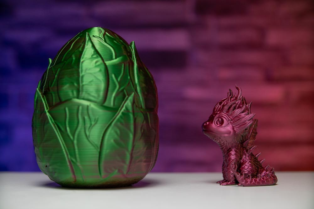 3D Printed Leaf Dragon Egg