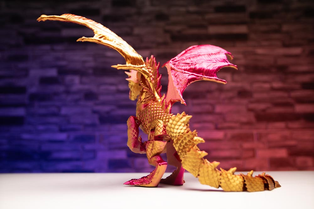 Epic Articulated Dragon STL 