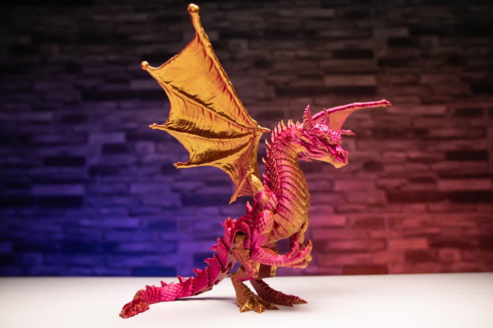 Decoration 3D Print Epic Articulated Dragon