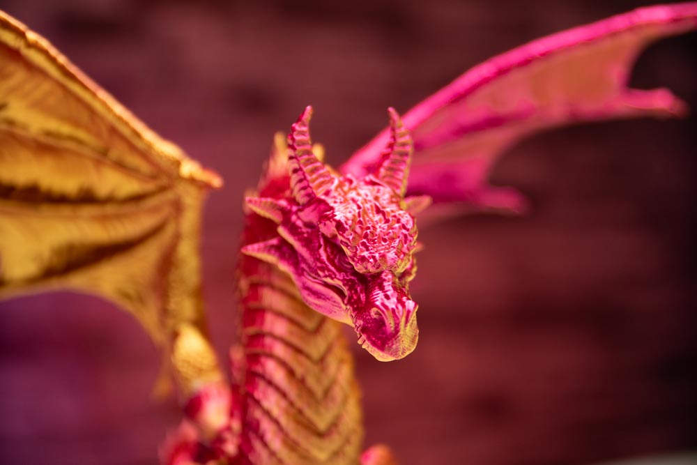 3D Printed Dragon with Wings