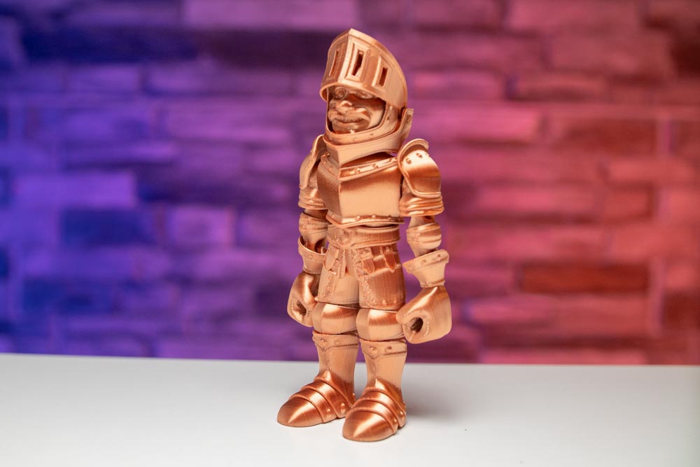 Articulated Copper Knight STL for download