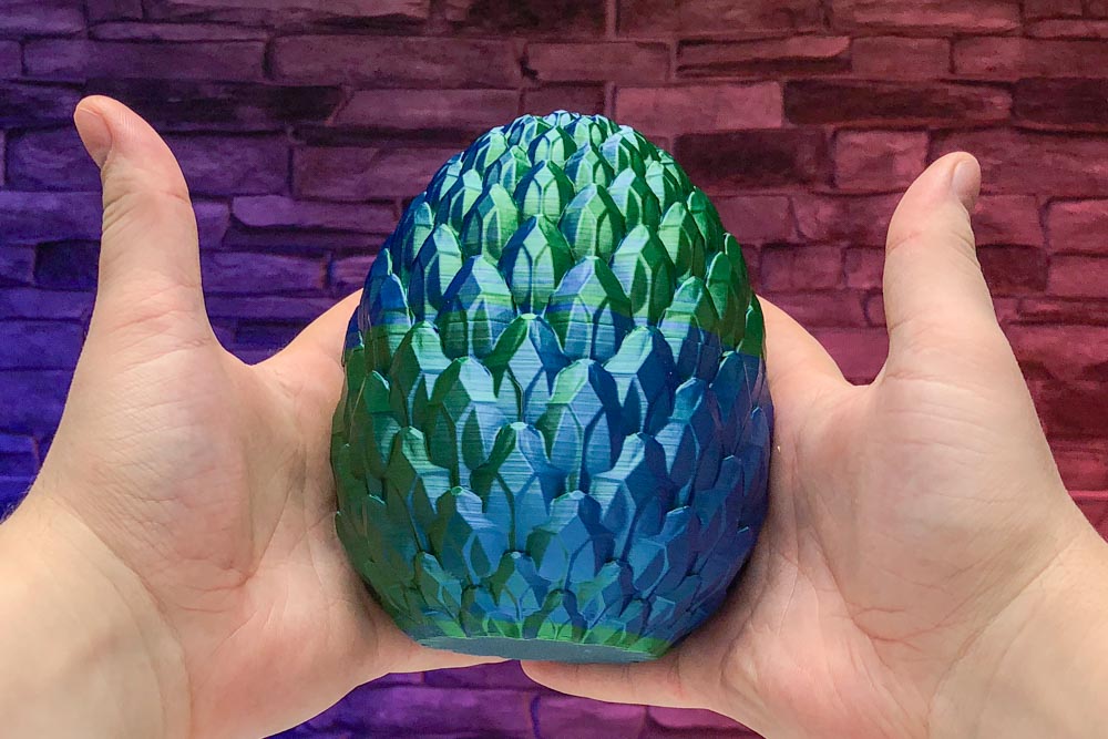 3D Printed Dragon Egg STL for Download