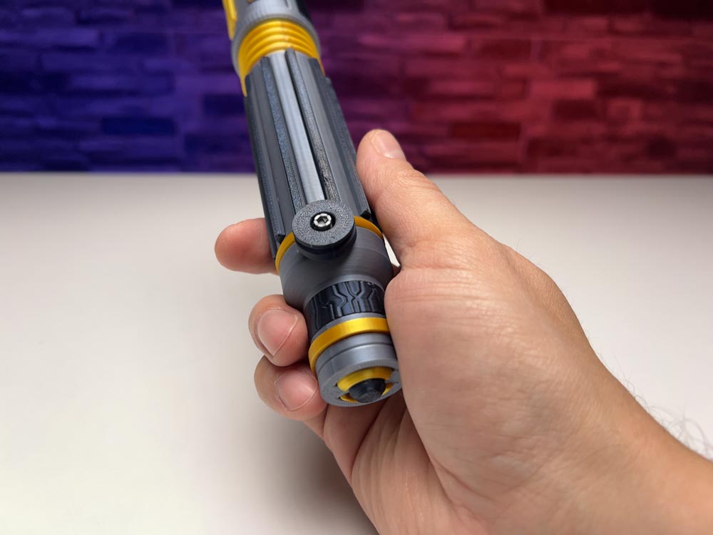 3D Printed Mace Windu Lightsaber