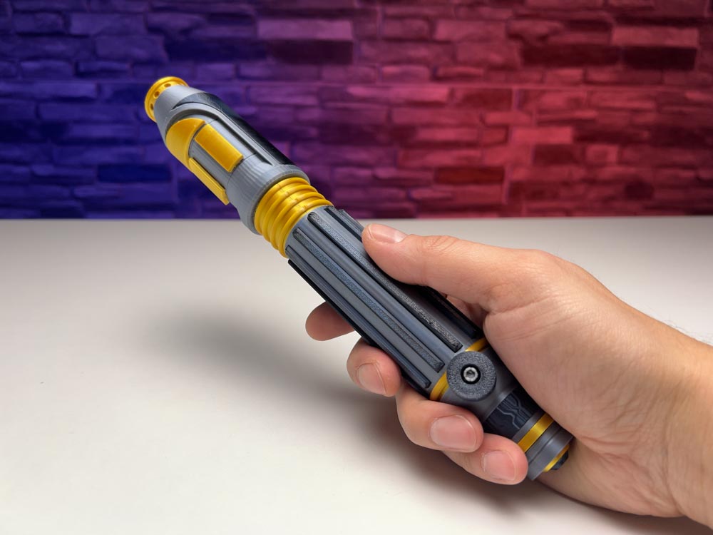 3D Printed Mace Windu Lightsaber