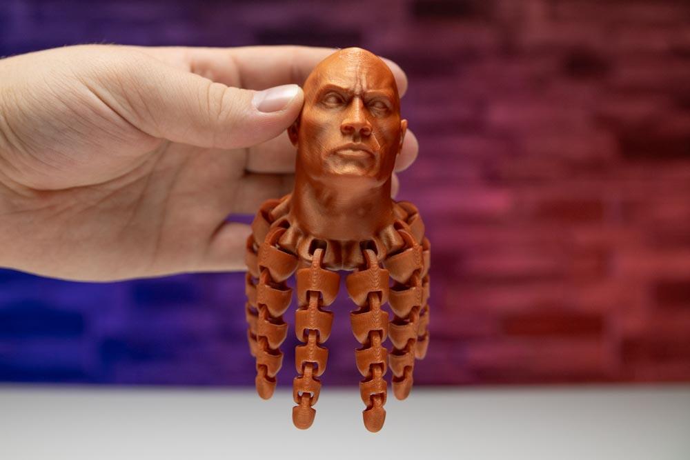 The Rock Octopus 3D Print