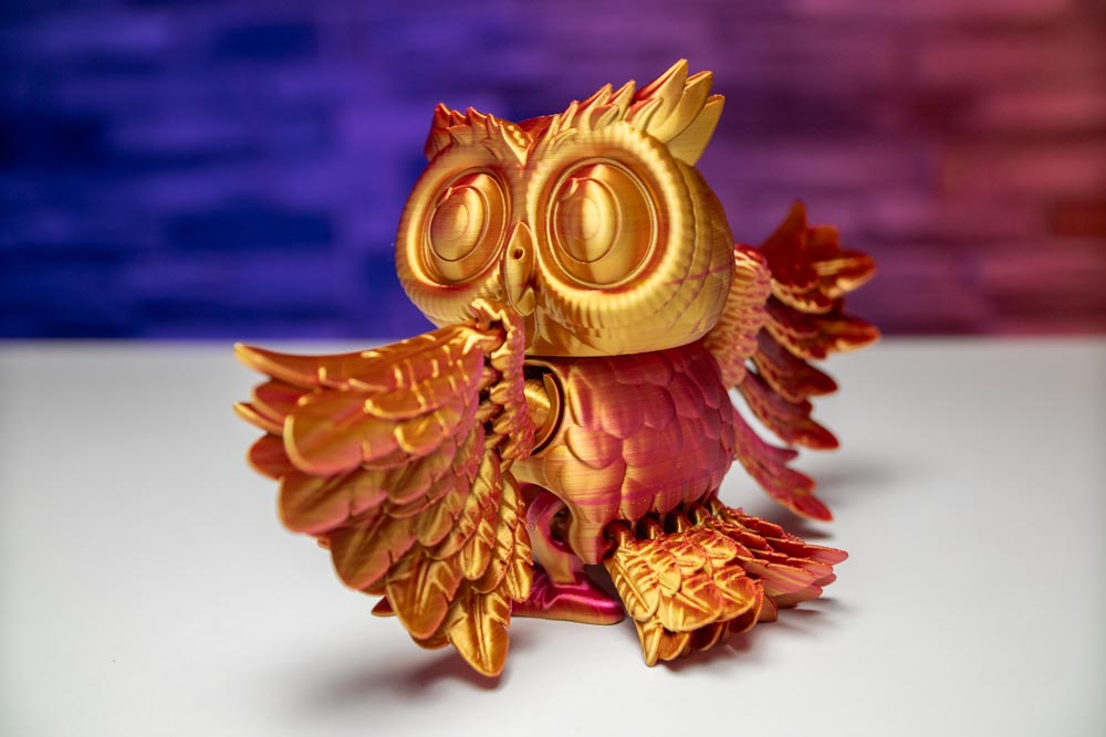 3D Printed Owl STL for free download