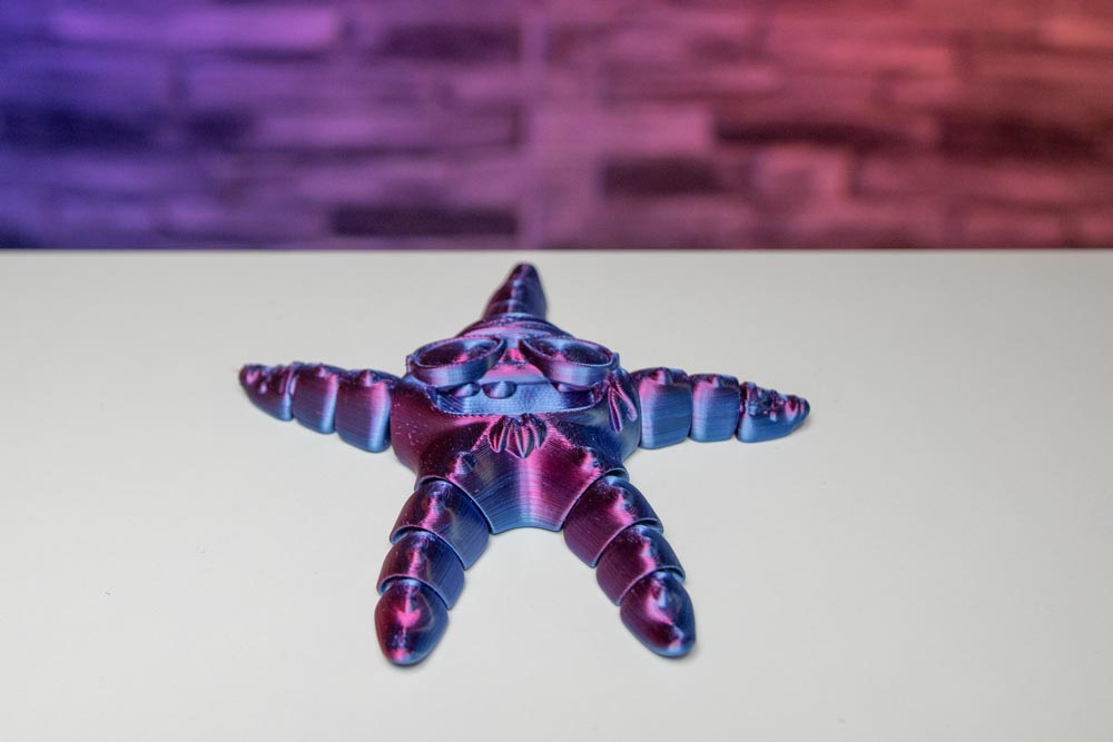 3D Printed Articulated Starfish STL for download