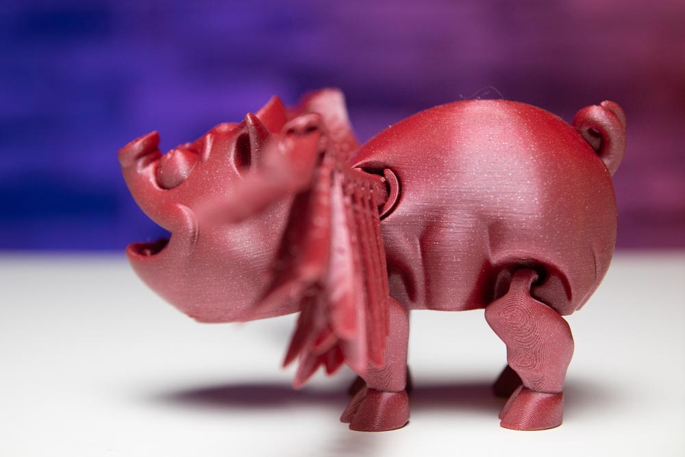 3D Printed Flying Pig STL for download