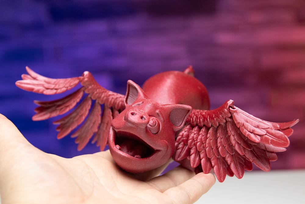 3D Printed Flying Pig STL for download