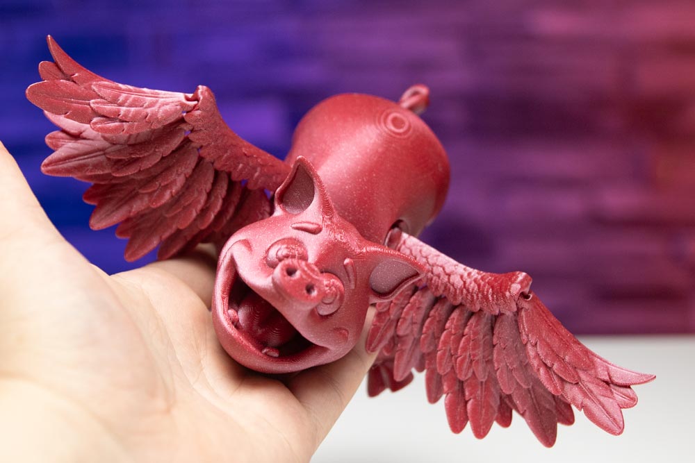 3D Printed Flying Pig STL for download