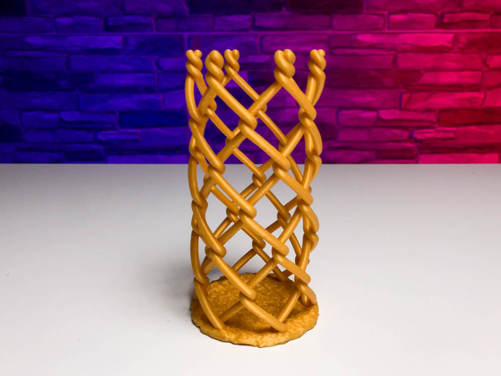 3D Printed Chain Link Vase STL for download