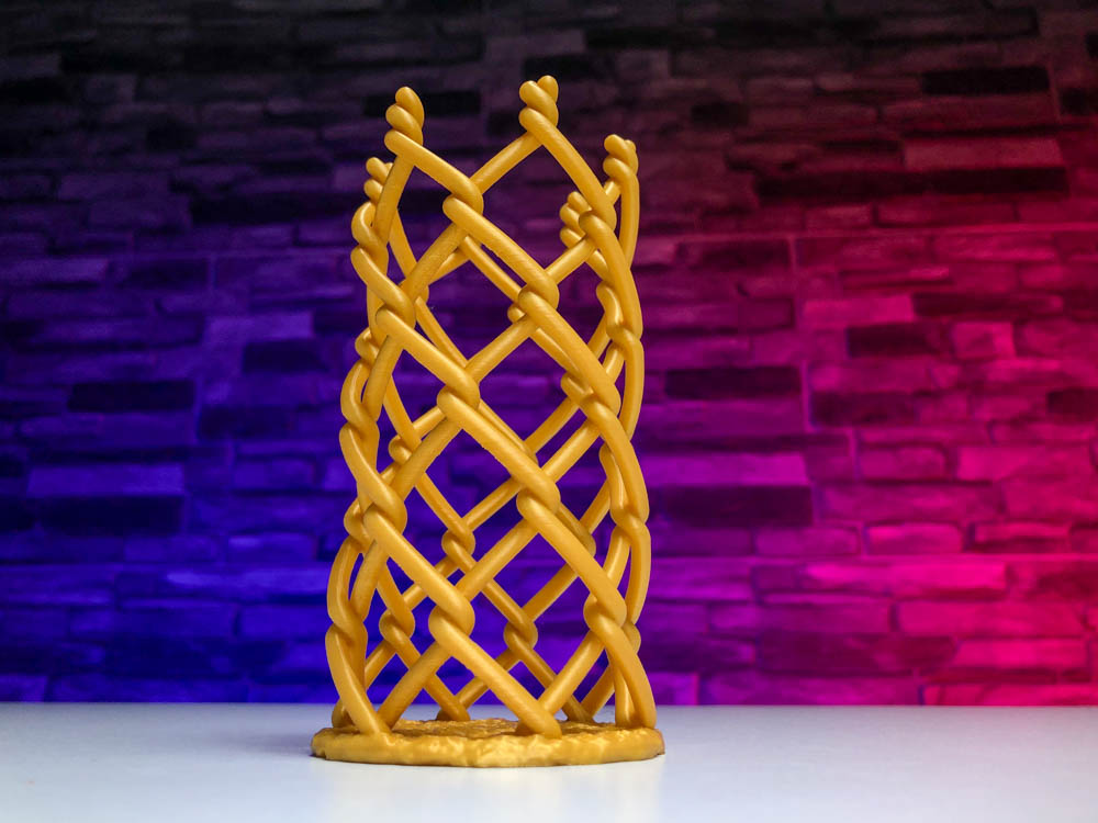 3D Printed Chain Link Vase STL for download