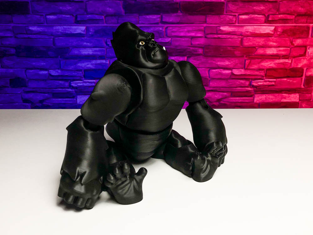 3D Print Articulated Gorilla STL for download
