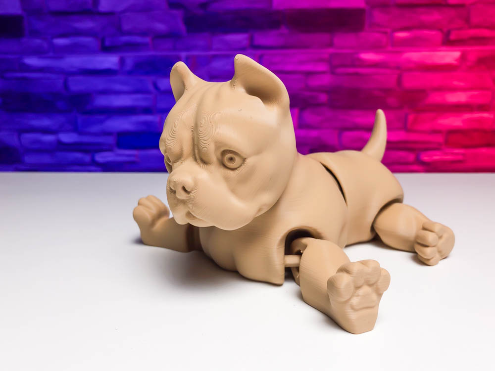 3D Print Bulldog Articulated Dog