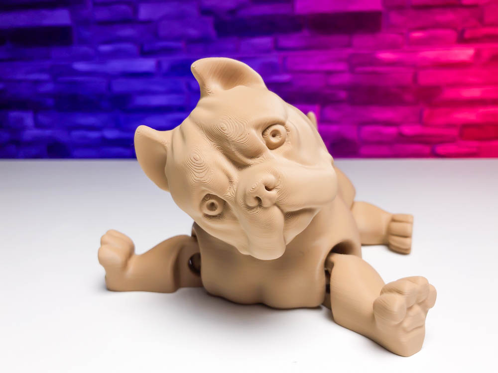 3D Print Bulldog Articulated Dog