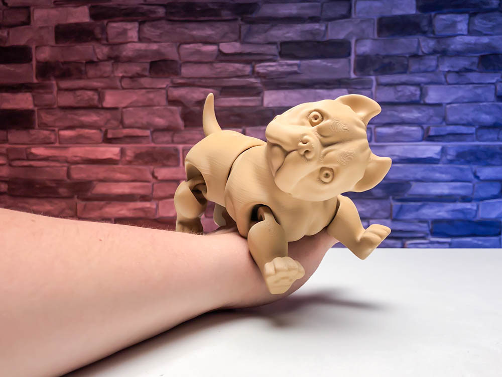 3D Print Bulldog Articulated Dog