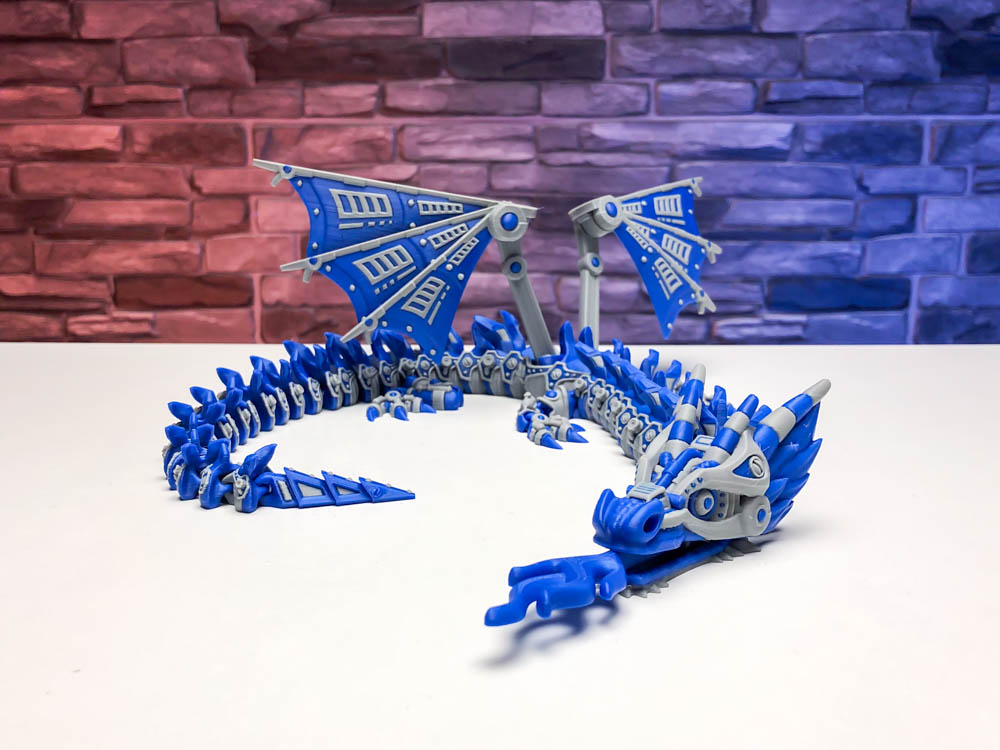 Articulated Dragon with wings