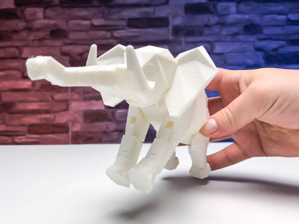 3D Print Articulated Elephant