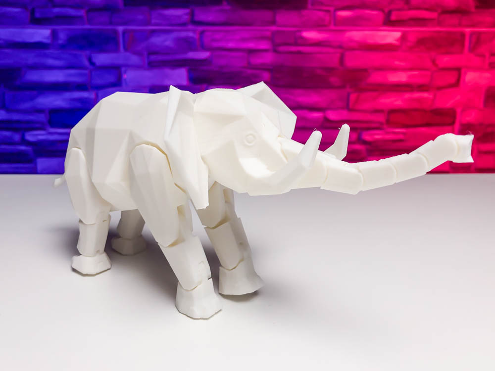 3D Print Articulated Elephant STL for download