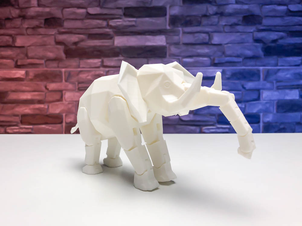 3D Print Articulated Elephant STL for download