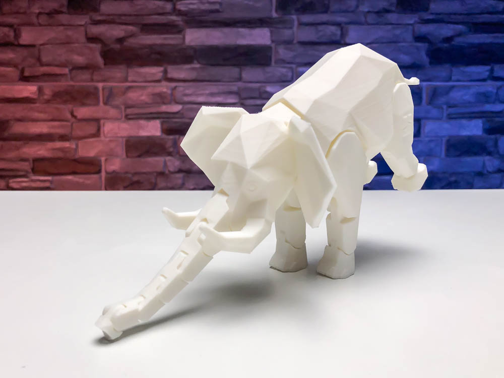 3D Print Articulated Elephant STL for download