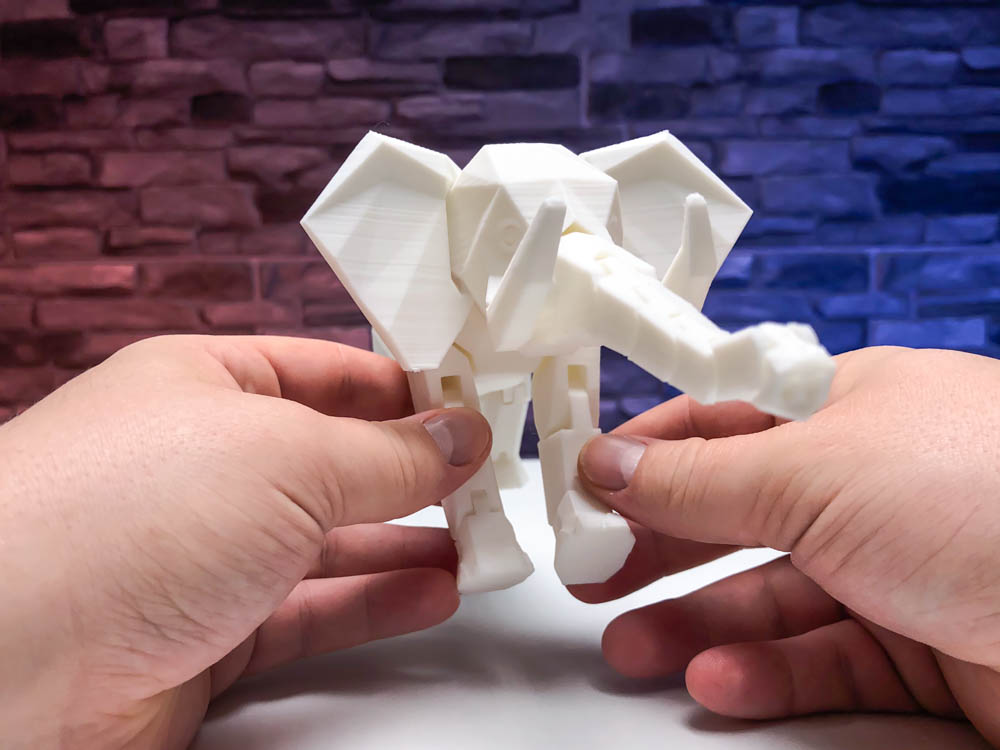 3D Print Articulated Elephant