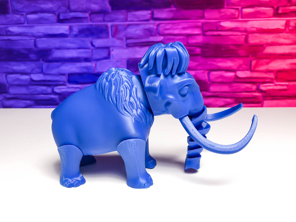 3D Print Elephant - Articulated Mammoth from Ice Age STL for download