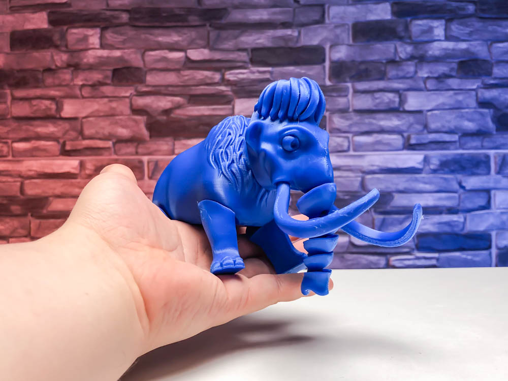 3D Print Elephant - Articulated Mammoth from Ice Age