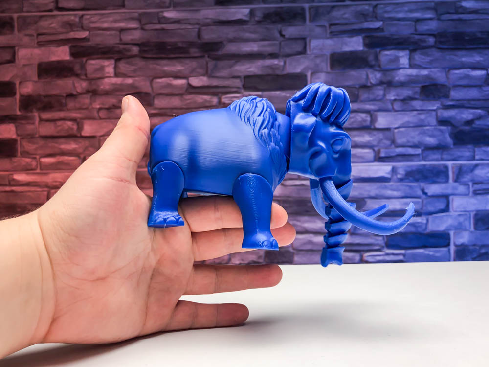 3D Print Elephant - Articulated Mammoth from Ice Age